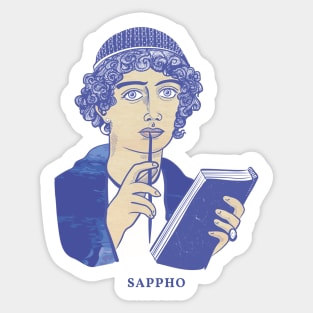 Sappho the Greek Poet Sticker